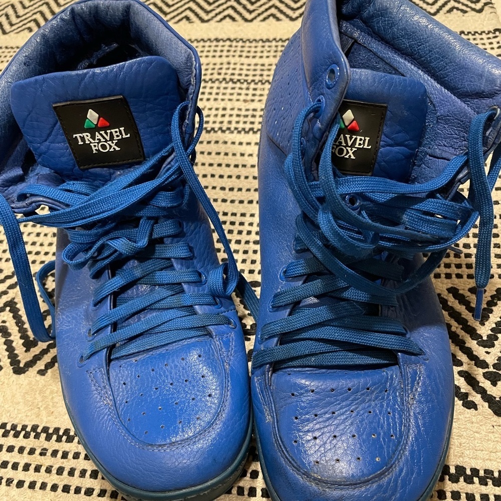 Travel Fox Men’s 900 SERIES CLASSIC - ROYAL BLUE NAPPA LEATHER Sz 10